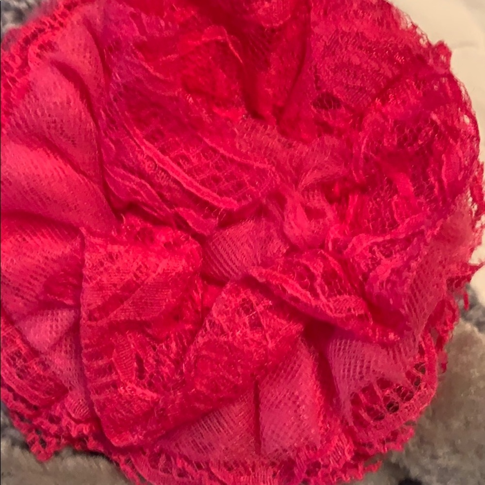 Jamie Rae infant hat  gray and pink  3-6m - Picture 2 of 6